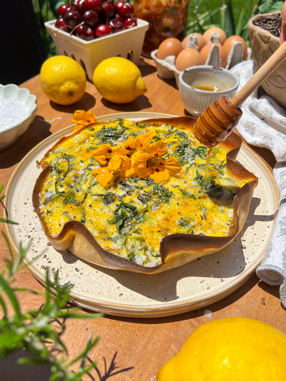 Easy Tortilla Quiche